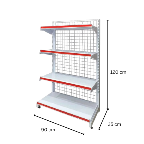 Rak Gondola Minimarket Tipe Single Well Ukuran 120x70x90 (2) Rak Gondola Minimarket Tipe Single Well Ukuran 120x70x90 (2)